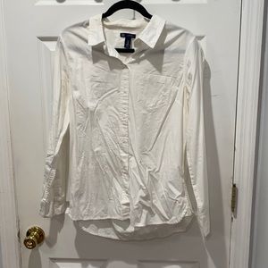 White dress shirt woman